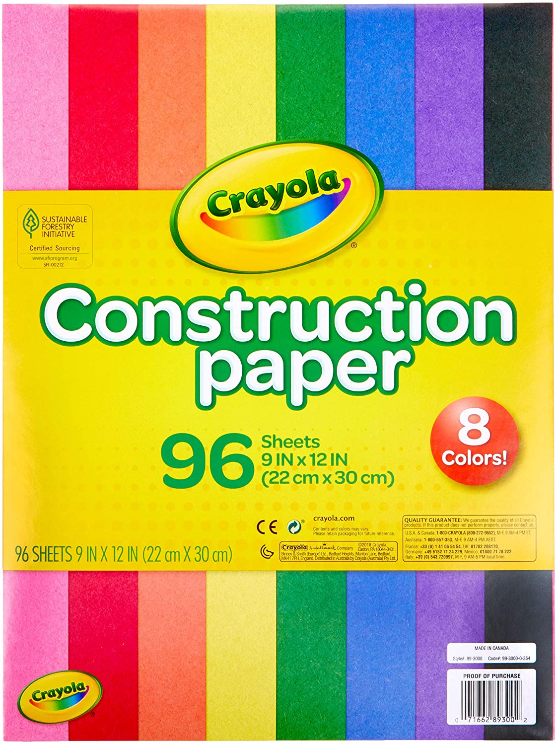 Crayola Project Premium Construction Paper 9 X12 -50 Sheets - Black, 1 -  Foods Co.